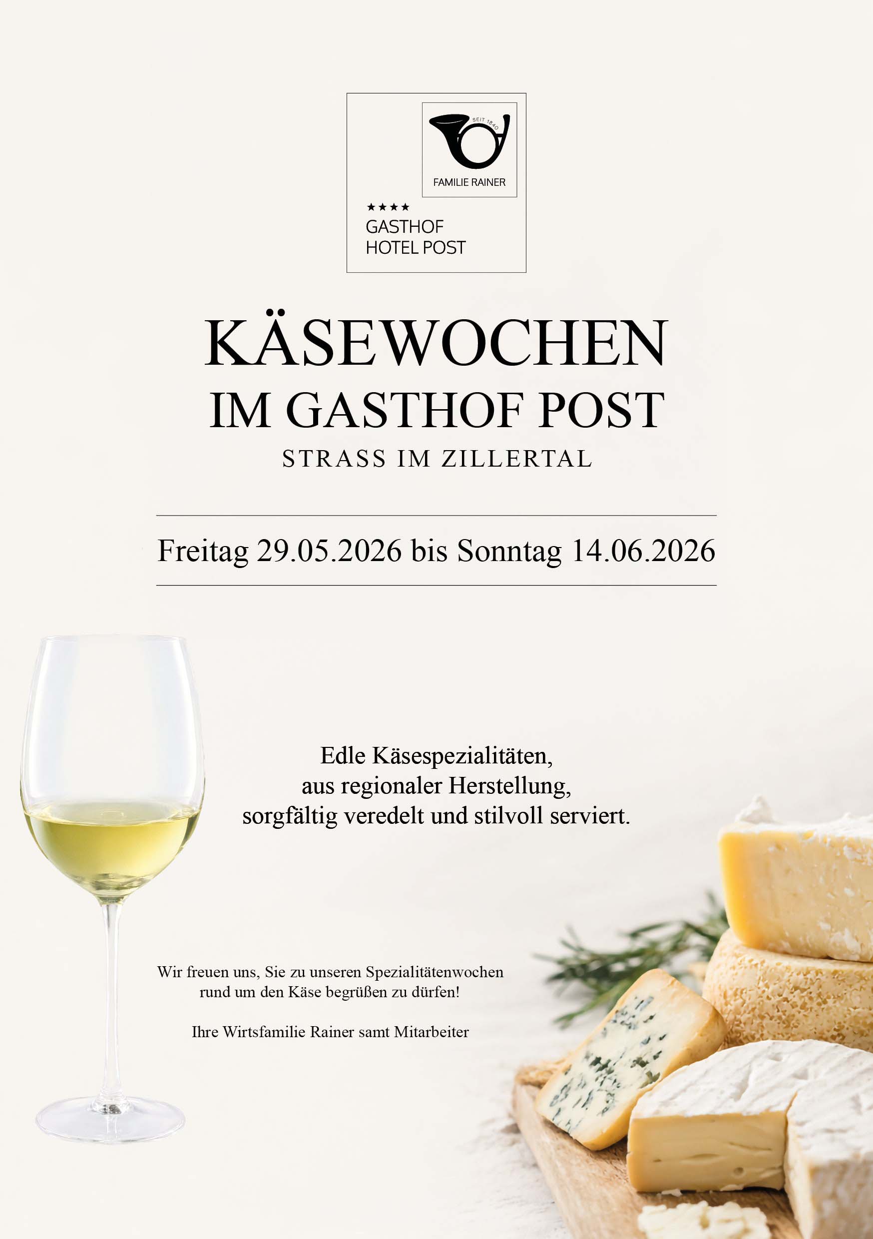 Gasthof Hotel Post Käsewochen