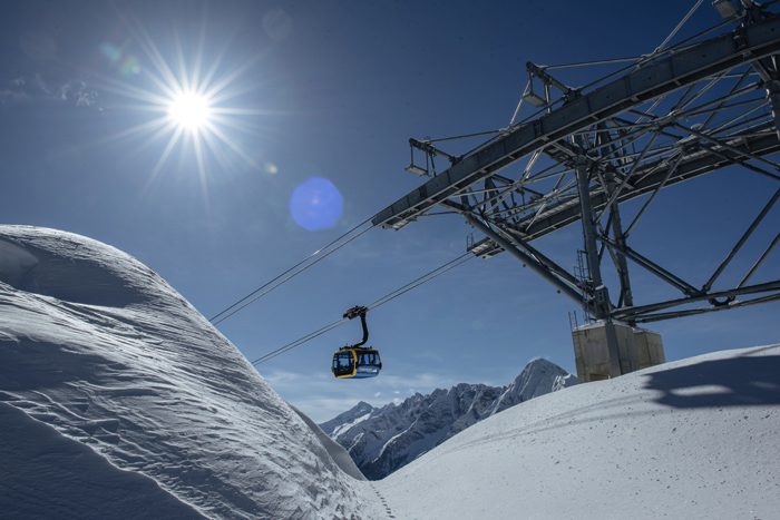 Hochmoderne Liftanlagen warten in den Zillertaler Skigebieten