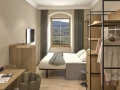 Suite Deluxe Tradition Wohnschlafraum Rendering